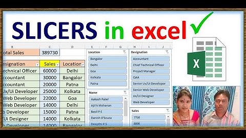 slicer in excel   | How To Use Slicers in Excel: User Guide for Beginners | EXCEL