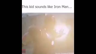 iron man kid meme #shorts #meme #avengers