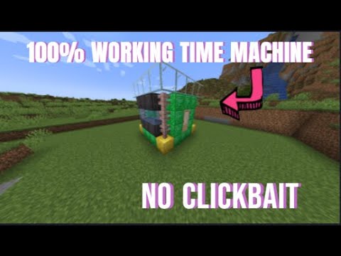 Minecraft Working Time Machine HOW TO MAKE WORKING TIME MACHINE IN MINECRAFT EASY TUTORIAL - YouTube