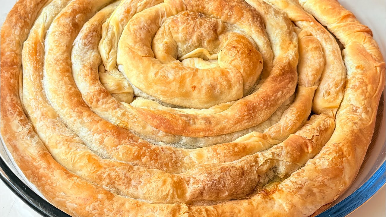 Crispy Borek without Rolling Pin |@Malika_elif #food #börek #viralvideo #food #cooking 