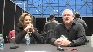 Archer's Adam Reed and Jessica Walter (NYCC 2014)
