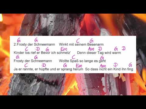 Frosty the Snowman - Chords and Lyrics - Campfireversion - Musikschach