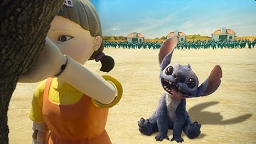 Stitch in Squid Game