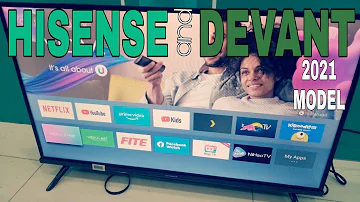 Hisense Devant latest 2021 smart tv model 32STV103 | New operating system | New user interface