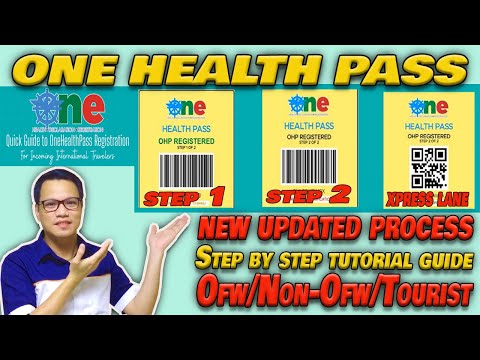 One Health Pass Registration_ New Updated Process_ Step by Step Tutorial