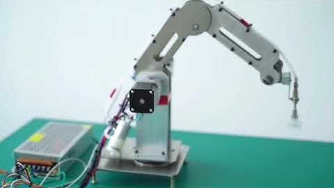 Robot arm by handmade with stepper motor plus high precision planetary gearbox