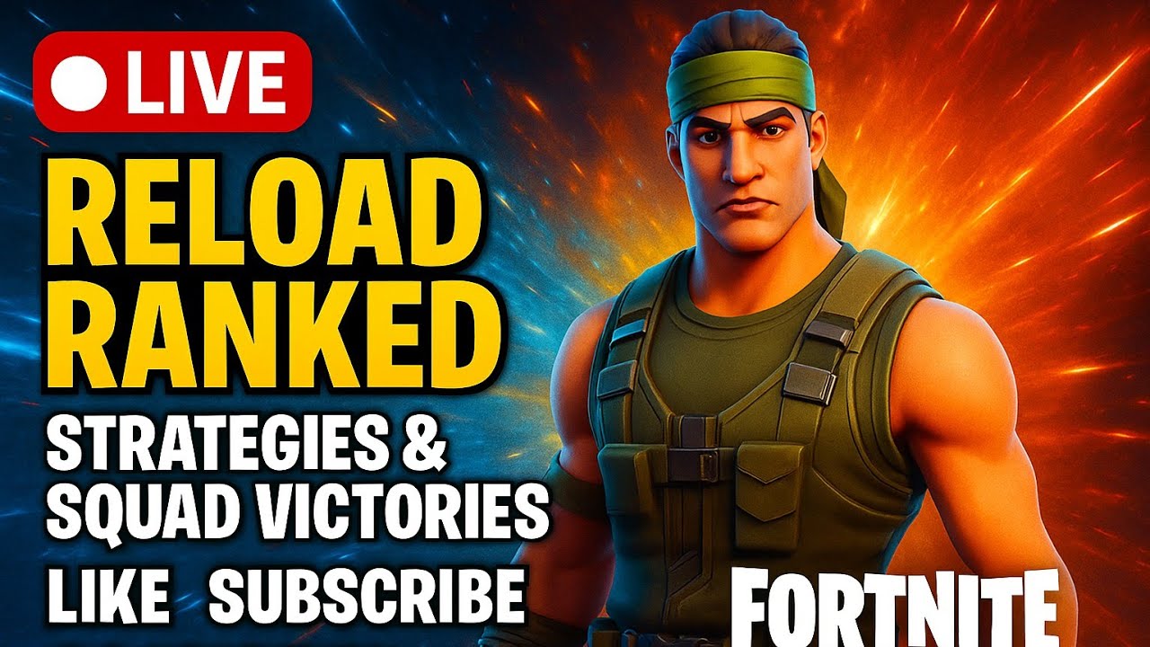 LIVE 🔴 Fortnite Ranked Reload - Climbing Back to Top 50K! | Chapter 6 ...