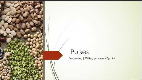 Processing Of Pulses