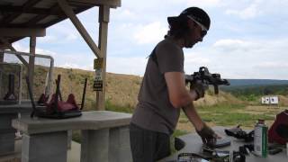 Mk18 Sbr With And Without Surefire Socom 5.56 Suppressor.