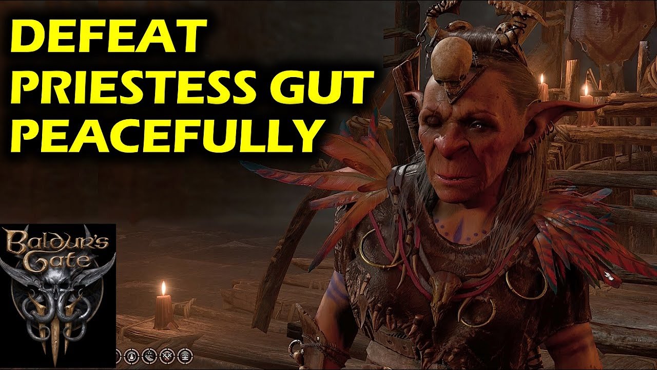 Ask the Goblin Priestess for Help removing Parasite Baldur's Gate