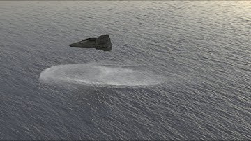 spaceship ocean wake (HoudiniFX)