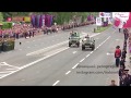 Собака на параде Победы. Донецк