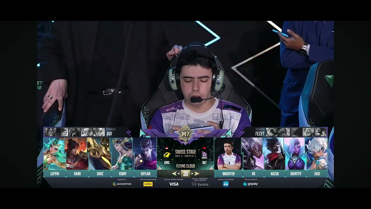 M7 Swiss Stage hari 1 ONIC vs BGT game 1