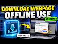 How to Download Webpage for Offline Use | Easy Fix