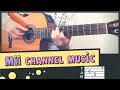 Mii channel music   guitar cover  lesson  fingerstyle