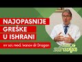 Najopasnije greške u ishrani