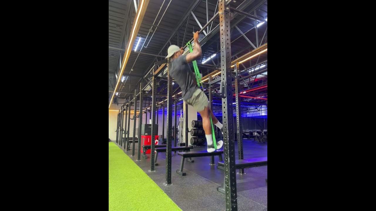 Band Assisted Kipping Chest to Bar Pull Up