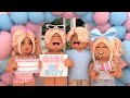 Our gender reveal party  unexpected guests its a  bloxburg roleplay with voices