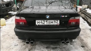 РАЗДВОЕННЫЙ ВЫХЛОП BMW E39 своими руками