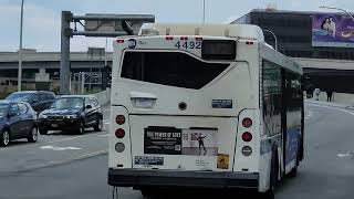 MTA LGA #4492 on the Q72 near LaGuardia Airport Terminal B