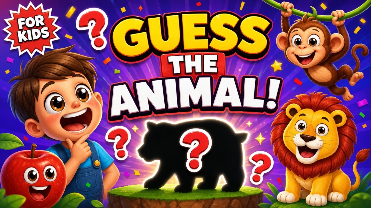 Guess the Animal Quiz for Kids! | 30 Questions | Fun Learning Game ...