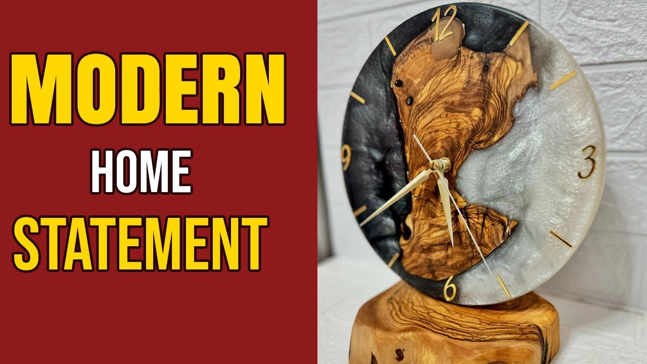Craft Stunning Resin Clocks: A Modern Art Statement for Your Home!