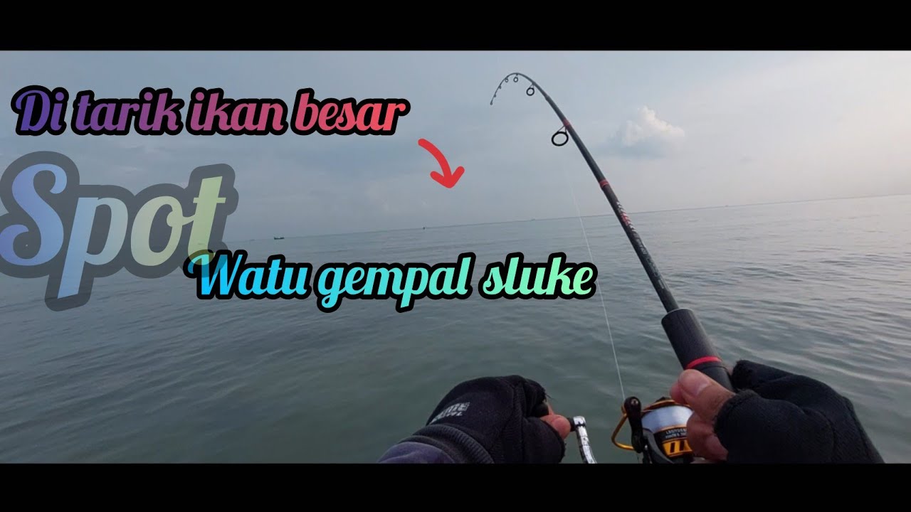mancing di air laut jernih//mancing pinggiran