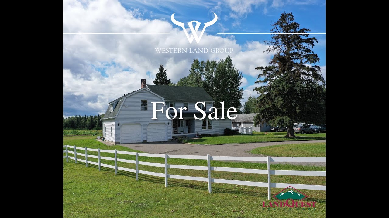 14295 Chief Lake Road Prince BC YouTube