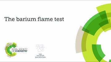 Practical skills assessment video - the barium flame test