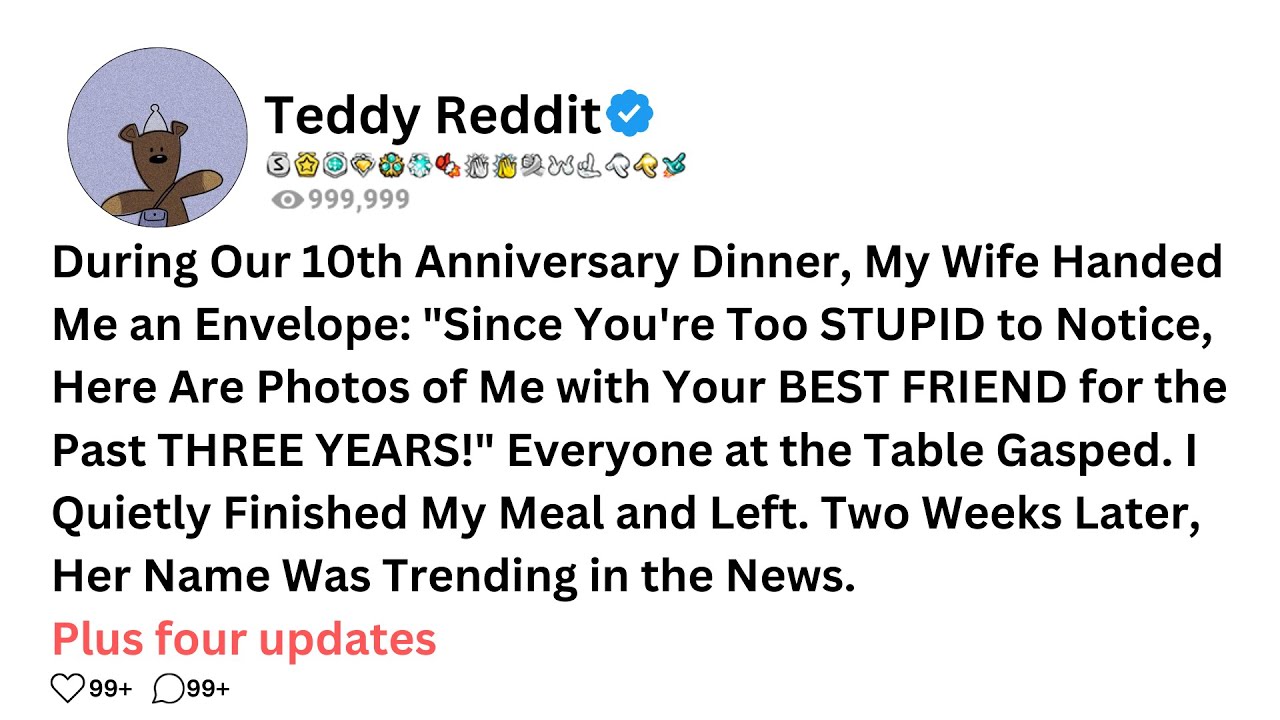 Во время ужина в честь нашей 10-й годовщины жена вручила мне конверт: «Поскольку ты слишком ГЛУП,...