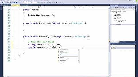Tax calculation through OOP