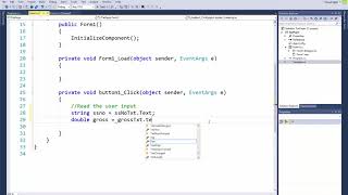 Tax calculation through OOP