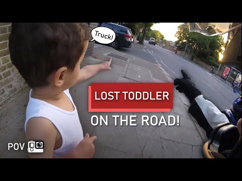 Child found running in the middle of the street with no parents  - UK Ealing 15062021 