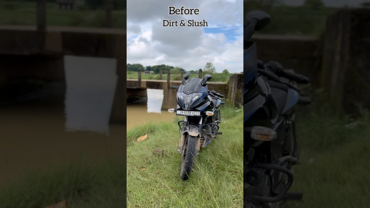 My Bike After Washed….Pulsar 220f 