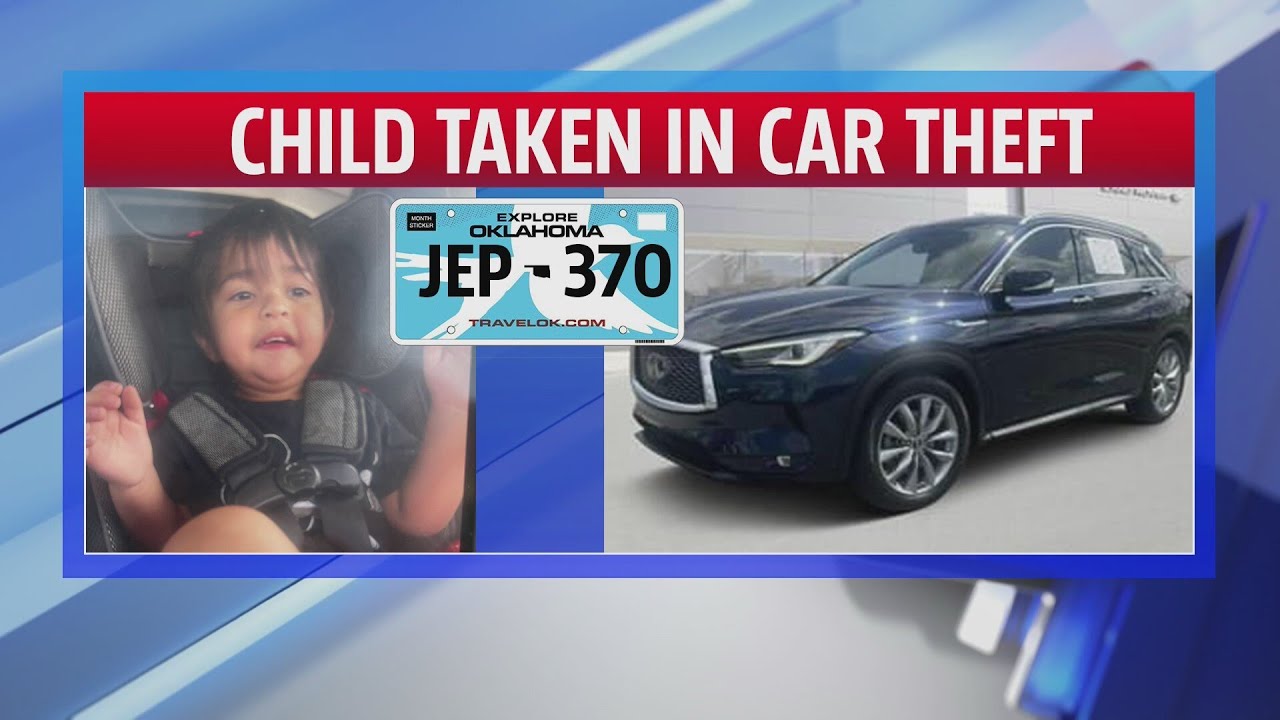OKC child taken in car theft according to police - YouTube