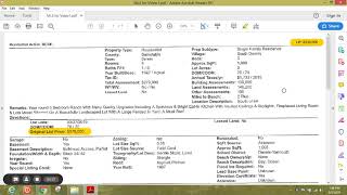 5 Tips for Reading the MLS Sheet