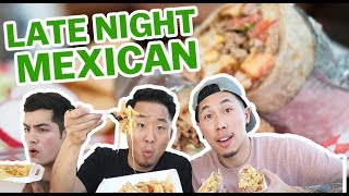TRYING 10 BEST MEXICAN AMERICAN FOOD DISHES // Fung Bros