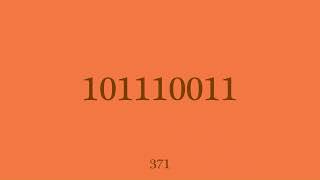 Binary Numbers 1 To 1,000