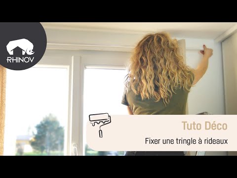 Vidéo: Installation d'une tringle à rideaux pour rideaux, selon sa variété