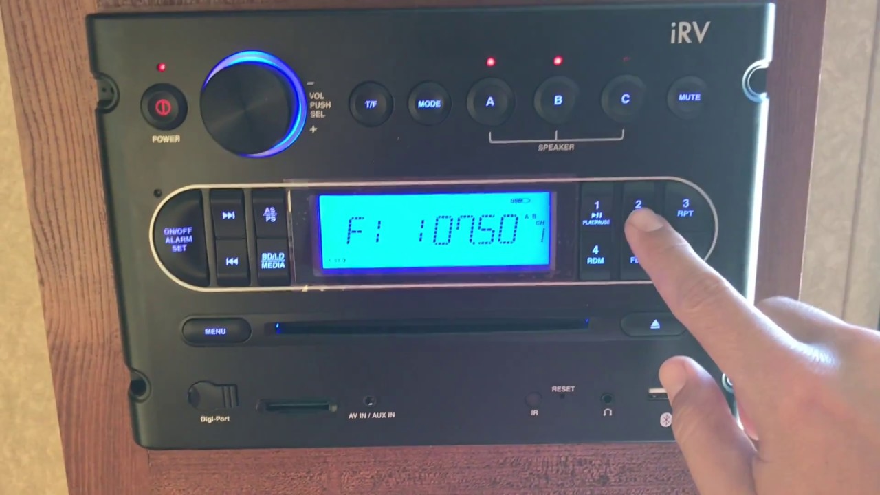 travel trailer radio not working