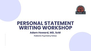 Interview Skills Workshop with Dr. Adam Howard