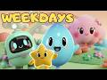 Days of the Week Song | Learn Weekdays for Kids | 3D Preschool Learning