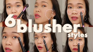 ASIAN BLUSHER HOW TO: Cute, Natural, Drunk, Japanese, Elegant Blush Makeup Looks