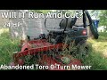 Will This ABANDONED Toro Zero-Turn Lawn Mower Run And Cut Again? It sat for YEARS!