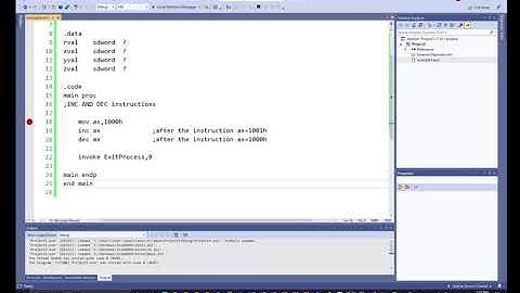 MICROPROCESSORS AND MICROCONTROLLERS: CPE498 - INCREMENT, DECREMENT, AND SIMPLE EXPRESSIONS