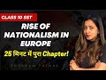 Rise of nationalism in europe full chapter  class 10 history  shubham pathak  boards 2023