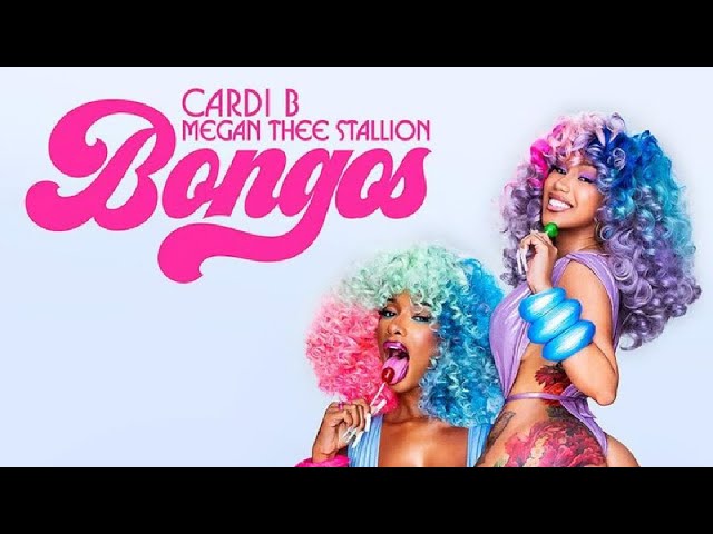 Cardi B - Bongos (feat.Megan Thee Stallion) [Audio Visualizer