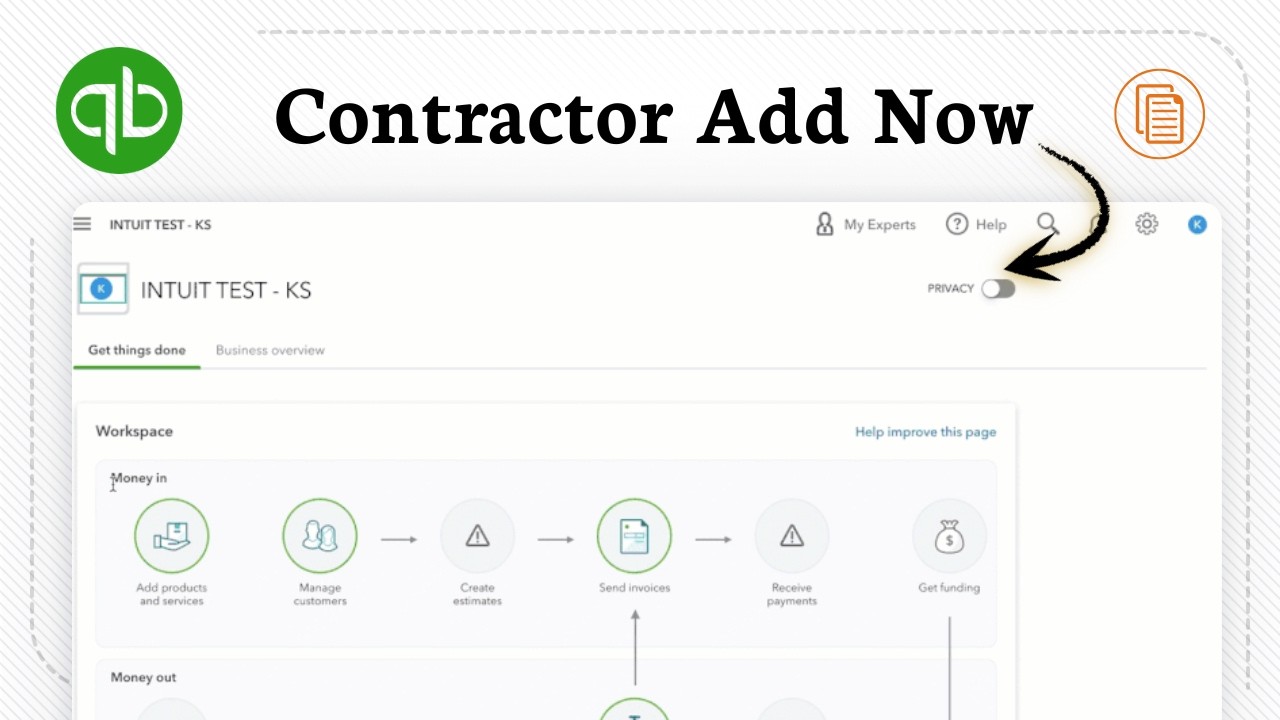 How to add contractors in QuickBooks Online - YouTube