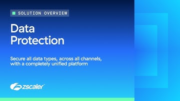Understanding Zscaler’s Data Protection Solution
