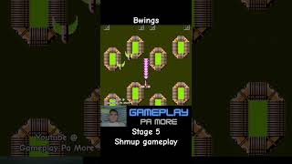 Bwings stage 5 shmup gameplay #retrogaming #retrogames #shmups